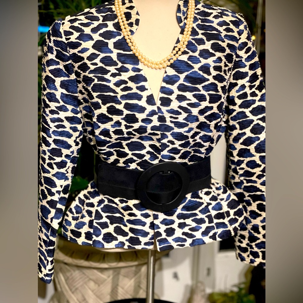 Flores And Flores Silk Blazer